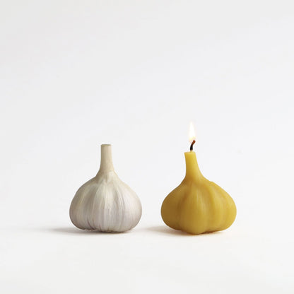 Garlic Candles, Set of 2
