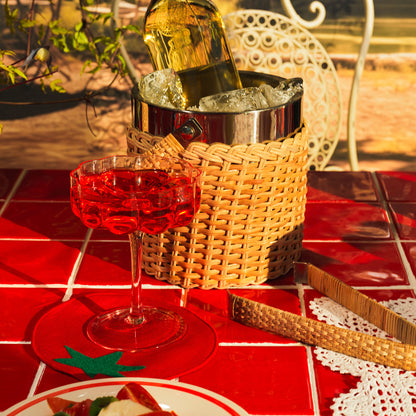 Tomato Cocktail Napkins, Set of 4